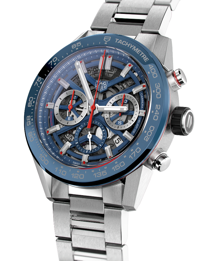 TAG Heuer TAG Heuer Carrera CBG2A11.BA0654 мужские часы синий циферблат на запястье