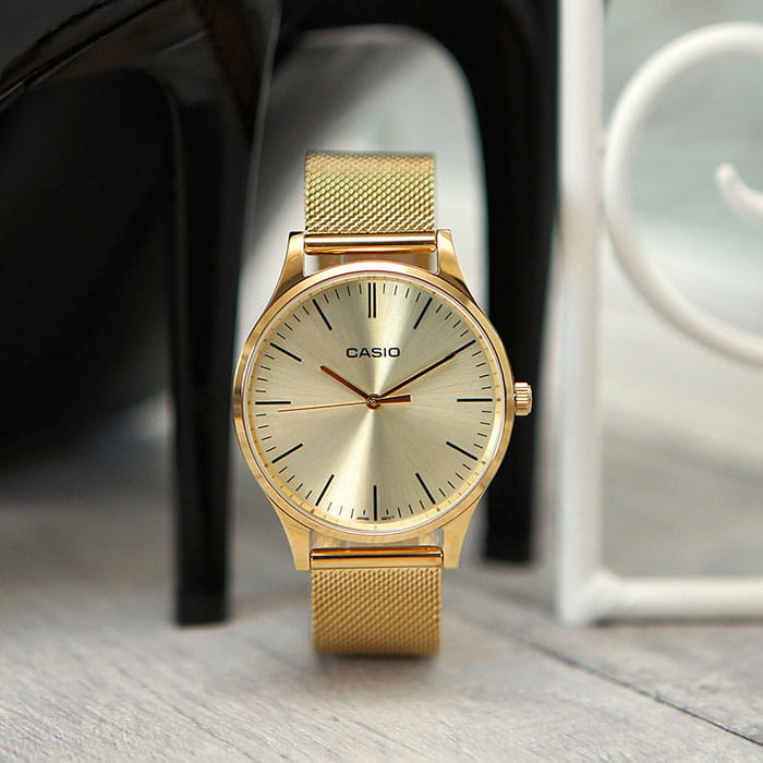 Оригинальные часы Casio Casio Collection LTP-E140G-9A кварцевые калибр механизма  общий вид