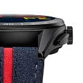 TAG Heuer  TAG Heuer Connected Calibre E4 X Oracle Red Bull Racing edition SBR8A80.EB0365 connected швейцарские мужские часы на браслете кожа + каучук боковой вид
