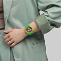 Swatch Swatch Chrono 42 Standard SUSJ404 женские часы синий циферблат на запястье