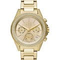 Armani Exchange Armani Exchange AX5651  AX5651 кварцевые женские часы золотой циферблат, браслет сталь с ip покрытием — вид спереди