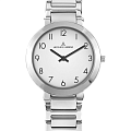 Jacques Lemans Jacques Lemans Classic 1-1842Q  1-1842Q кварцевые женские часы белый циферблат, браслет нержавеющая сталь — вид спереди