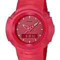 Casio Casio G-Shock AW-500BB-4EDR (AW-500BB-4E)  AW-500BB-4E электронные мужские часы красный циферблат, браслет пластик — вид спереди