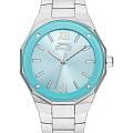 Slazenger Slazenger SL.09.2258.3.05  SL.09.2258.3.05 кварцевые женские часы голубой циферблат, браслет суперметалл — вид спереди