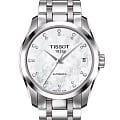 Tissot Tissot Couturier Automatic Lady T035.207.11.116.00 Couturier T0352071111600 механические женские часы серебристый циферблат, браслет нержавеющая сталь — вид спереди