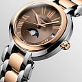 Longines Longines PrimaLuna L8.115.5.61.7 женские часы коричневый циферблат на запястье