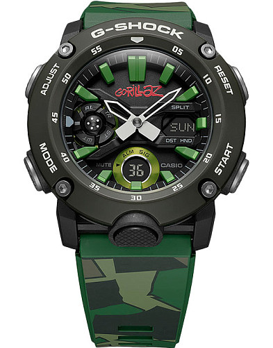 Casio G-Shock x Gorillaz GA-2000GZ-3A