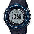 Casio Casio Pro Trek PRW-3100YB-1 PRW PRW-3100YB-1ER электронные мужские часы  серый циферблат, браслет пластик — вид спереди
