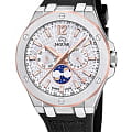 Jaguar Jaguar Moonphase J1040/1  J1040/1 кварцевые мужские часы белый циферблат, браслет кожаный — вид спереди
