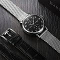 Earnshaw Earnshaw ES-8116-01,  англия мужские часы на браслете нержавеющая сталь боковой вид