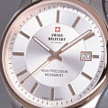 Swiss Military by Chrono Swiss Military by Chrono Сверхточные SM30200.07,  швейцария мужские часы на браслете сталь c pvd покрытием боковой вид