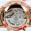 Tissot Tissot Chemin des Tourelles Automatic Chronograph T139.462.36.298.00 механические мужские часы часы, крупный план коричневый циферблат