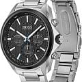 Hugo Boss Hugo Boss Distinct HB1513857  немецкие мужские часы на браслете нержавеющая сталь 316l боковой вид