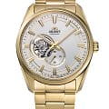 Orient Orient Contemporary RA-AR0007S  RA-AR0007S механические мужские часы  белый циферблат, браслет сталь с ip покрытием — вид спереди