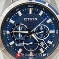 Citizen Citizen Chronograph AN8201-57L  - задняя крышка сталь металл корпуса, япония часы