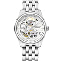 Hamilton Hamilton Jazzmaster Viewmatic Skeleton Lady Auto H32405111  H32405111 механические женские часы белый циферблат, браслет нержавеющая сталь — вид спереди