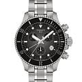 Tissot Tissot Seastar 1000 Quartz Chronograph 38mm T120.217.11.061.00 Seastar 1000 T1202171106100 кварцевые мужские часы черный циферблат, браслет нержавеющая сталь — вид спереди