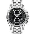 Hamilton Hamilton Jazzmaster Auto Chrono H32616133  H32616133 механические мужские часы черный циферблат, браслет нержавеющая сталь — вид спереди