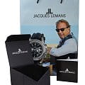 Jacques Lemans Jacques Lemans Sport 1-2089G механические мужские часы часы крупный план синий циферблата