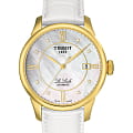 Tissot Tissot T-Classic Le Locle Automatic T41.5.453.86 Le Locle Automatic T41545386 механические мужские часы перламутровый циферблат, браслет кожаный — вид спереди