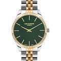 Lee Cooper Lee Cooper LC07682.270  LC07682.270 кварцевые женские часы зеленый циферблат, браслет нержавеющая сталь с ip-покрытием — вид спереди