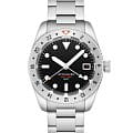 Spinnaker Spinnaker Croft 3912 Gmt Automatic Limited Edition SP-5130-11  SP-5130-11 механические мужские часы черный циферблат, браслет нержавеющая сталь — вид спереди