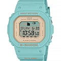 Casio Casio G-Shock GLX-S5600-3  GLX-S5600-3 электронные женские часы бежевый циферблат, браслет пластик — вид спереди