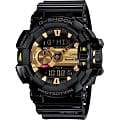 Casio Casio G-Shock GBA-400-1A9 G-SQUAD GBA-400-1A9 электронные мужские часы  желтый циферблат, браслет пластик — вид спереди