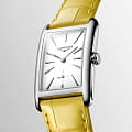 Longines Longines DolceVita L5.512.4.11.2 женские часы белый циферблат на запястье