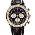 Breitling Breitling Navitimer B01 Chronograph 46 UB0127211B1P1  UB0127211B1P1 механические мужские часы   циферблат, браслет кожаный — вид спереди