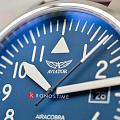 Оригинальные часы Aviator Aviator Airacobra V.1.38.0.317.4 кварцевые калибр механизма ronda 6003d общий вид