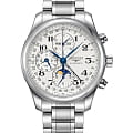 Longines Longines Master Collection L2.773.4.78.6  l27734786 кварцевые мужские часы серебристый циферблат, браслет нержавеющая сталь — вид спереди