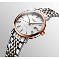 Longines Longines Elegant Collection L4.310.5.11.7 механические женские часы часы, крупный план белый циферблат