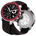 Tissot Tissot Quickste Chronograph Football T095.449.17.057.01 мужские часы черный циферблат на запястье