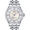 Tissot Tissot Chemin des Tourelles Powermatic 80 Lady T099.207.11.116.00 Chemin des Tourelles T0992071111600 механические женские часы белый циферблат, браслет нержавеющая сталь — вид спереди