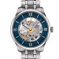 Tissot Tissot Chemin des Tourelles Squelette T139.836.11.048.00 Chemin des Tourelles T1398361104800 механические мужские часы  серебристый циферблат, браслет нержавеющая сталь — вид спереди