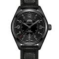 Hamilton Hamilton Khaki Field Day Date Auto H70695735  H70695735 механические мужские часы черный циферблат, браслет кожаный — вид спереди