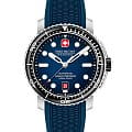 Swiss Military Hanowa Swiss Military Hanowa Maitre Plongeur SMWGL0002002-SET механические мужские часы часы крупный план синий циферблата