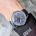 Orient Orient Sun & Moon RA-AK0806L мужские часы синий циферблат на запястье