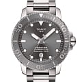 Tissot Tissot Seastar 1000 Powermatic 80 T120.407.11.081.01 Seastar 1000 T1204071108101 механические мужские часы  серый циферблат, браслет нержавеющая сталь — вид спереди