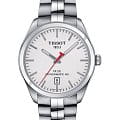 Tissot Tissot PR 100 Asian Games Edition T101.407.11.011.00 PR 100 T1014071101100 механические мужские часы белый циферблат, браслет нержавеющая сталь — вид спереди