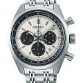 Seiko Seiko Prospex Speedtimer SRQ047 Speedtimer SRQ047 механические мужские часы бежевый циферблат, браслет нержавеющая сталь — вид спереди