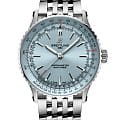 Breitling Breitling Navitimer Automatic 41 A17329171C1A1  A17329171C1A1 механические мужские часы голубой циферблат, браслет нержавеющая сталь — вид спереди