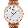 Tissot Tissot Everytime Large T109.610.33.032.00 Everytime T1096103303200 кварцевые мужские часы белый циферблат, браслет сталь c pvd покрытием — вид спереди