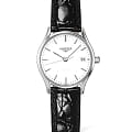 Longines Longines Lyre L4.259.4.12.2  L42594122 кварцевые женские часы  белый циферблат, браслет кожаный — вид спереди