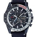 Casio Casio Edifice EQB-1000AT-1A EQB EQB-1000AT-1A кварцевые мужские часы черный циферблат, браслет тканевый — вид спереди