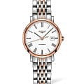 Longines Longines Elegant Collection L4.310.5.11.7  L43105117 механические женские часы  белый циферблат, браслет нержавеющая сталь — вид спереди
