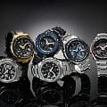Casio Casio G-Shock GST-S110D-1ADR (GST-S110D-1A), g-shock япония мужские часы на браслете нержавеющая сталь боковой вид