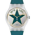 Swatch Swatch New Gent Biosourced SO29Z119  SO29Z119 кварцевые мужские часы  серый циферблат, браслет силикон — вид спереди