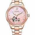 Citizen Citizen Automatic PC1017-88Y  PC1017-88Y кварцевые женские часы  цветной циферблат, браслет нержавеющая сталь с ip-покрытием — вид спереди